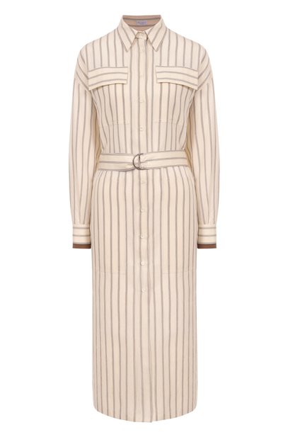 Женское платье из вискозы BRUNELLO CUCINELLI, арт. MH769AHD61