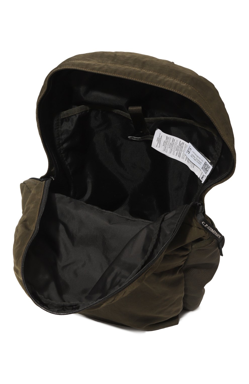 Текстильный рюкзак C.P. COMPANY хаки цвета по цене 26550 руб., арт. 15CMAC145A005269G, фото 5 Текстильный рюкзак C.P. COMPANY, арт. 15CMAC145A005269G, фото 5