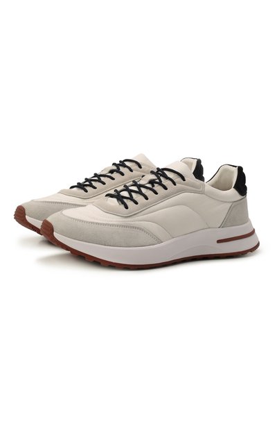 Комбинированные кроссовки week end walk LORO PIANA, арт. FAM1719, фото 1