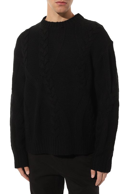 Шерстяной свитер 3.Paradis Чёрный, фото 3