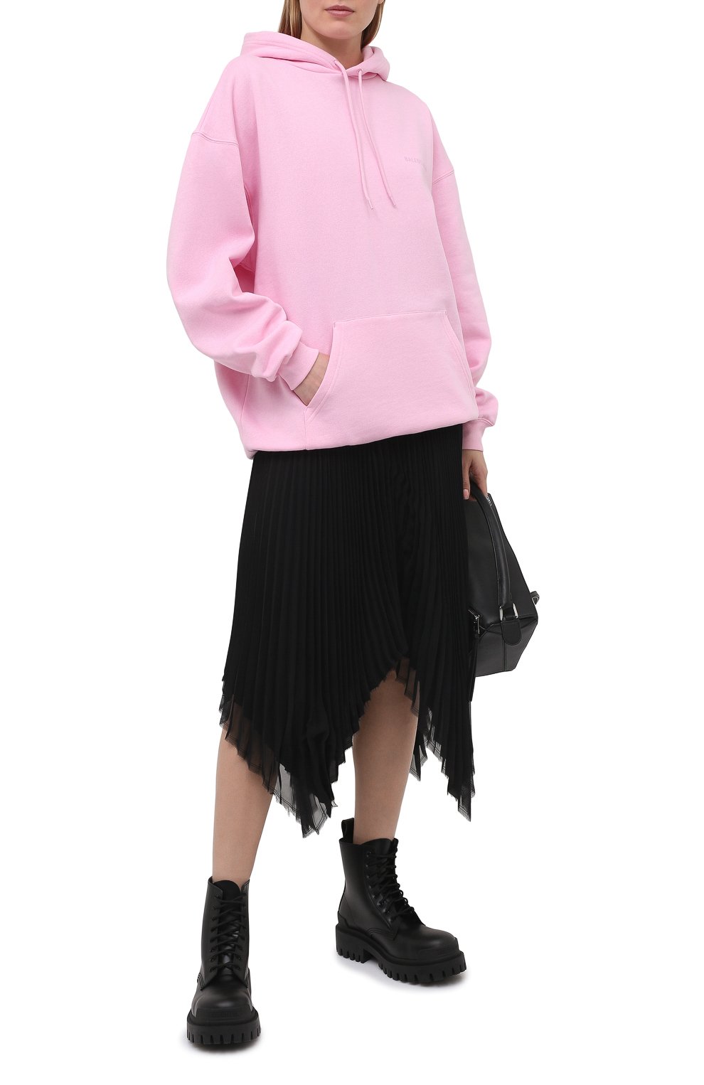 Хлопковое худи BALENCIAGA, арт. 578135/TJVA8, фото 2