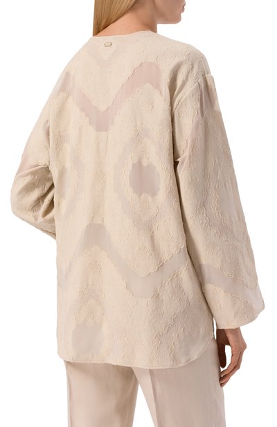 Блузка из хлопка и вискозы AGNONA, арт. TD1112E/J2001E, фото 4