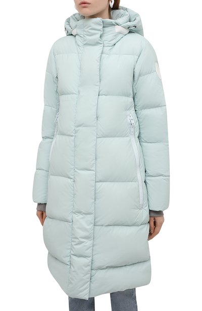 Пуховик CANADA GOOSE голубого цвета по цене 146000 руб., арт. 2610LB1, фото 3 Пуховик CANADA GOOSE, арт. 2610LB1, фото 3