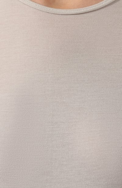 Футболка из смеси вискозы и шелка RICK OWENS, арт. RP20S1203/JS, фото 5