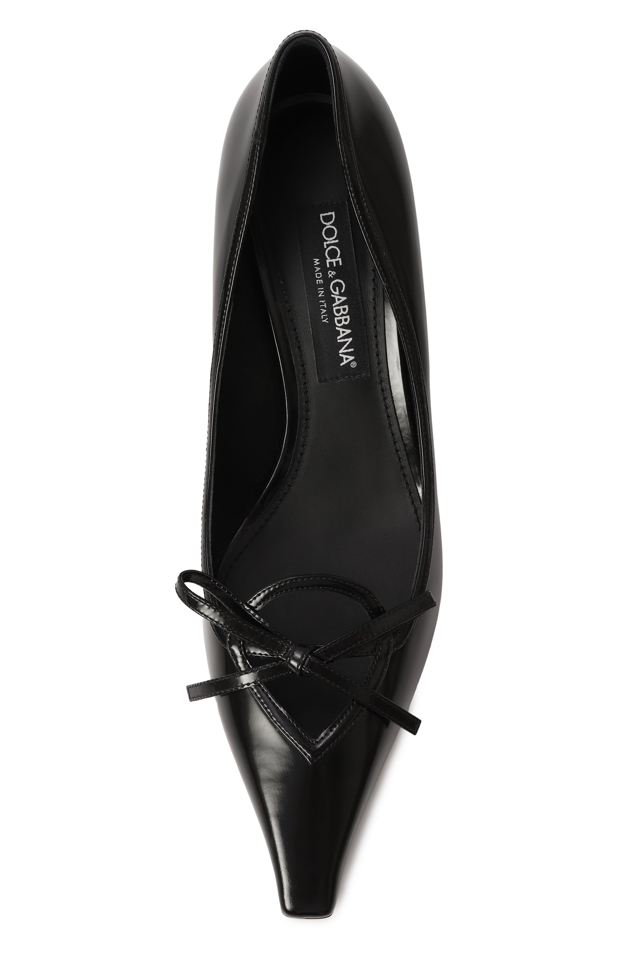 Кожаные туфли DOLCE & GABBANA, арт. CD1855/A1037, фото 6