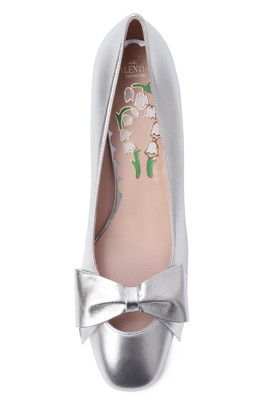 Кожаные туфли Bowow 45 Valentino 6W2S0LB5/KDR Серебряный  6W2S0LB5/KDR Фото 6