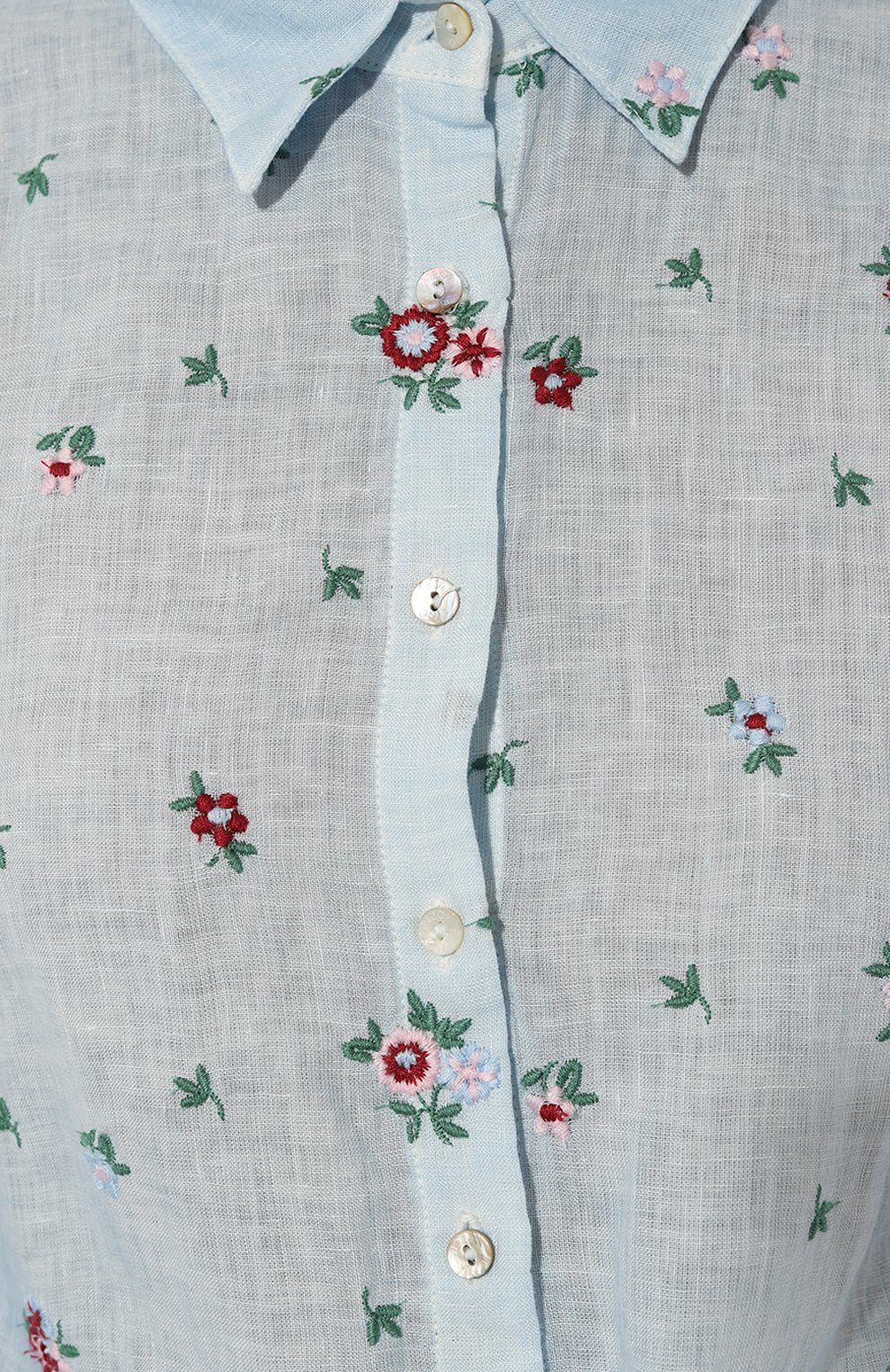 Льняная рубашка 120% LINO, арт. Y0W19KA/000G158/S00, фото 5