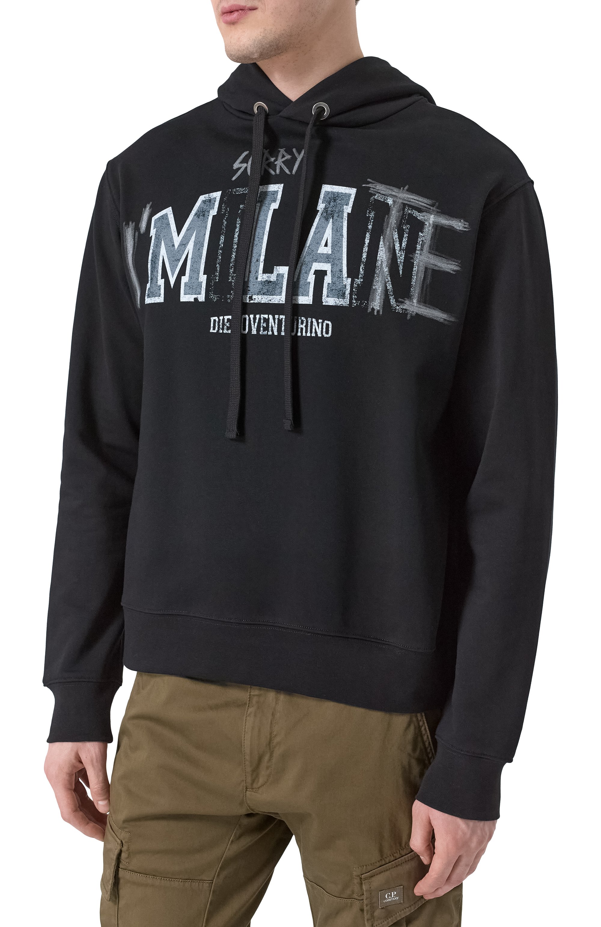 Хлопковое худи DIEGO VENTURINO, арт. DVFLHLATE, фото 3