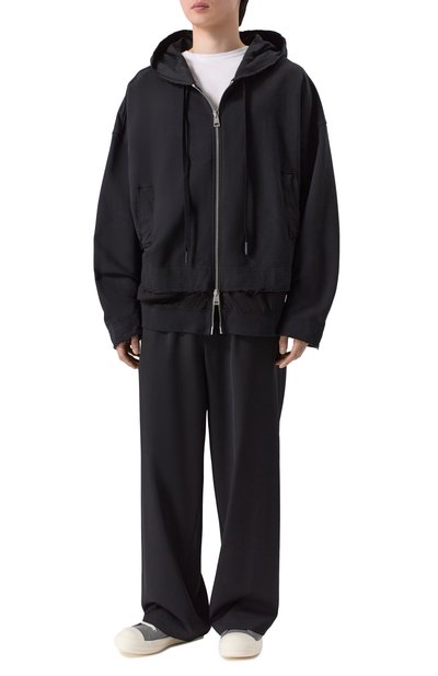 Мужские кожаные кеды temple RICK OWENS, арт. RU01F2891/LC0