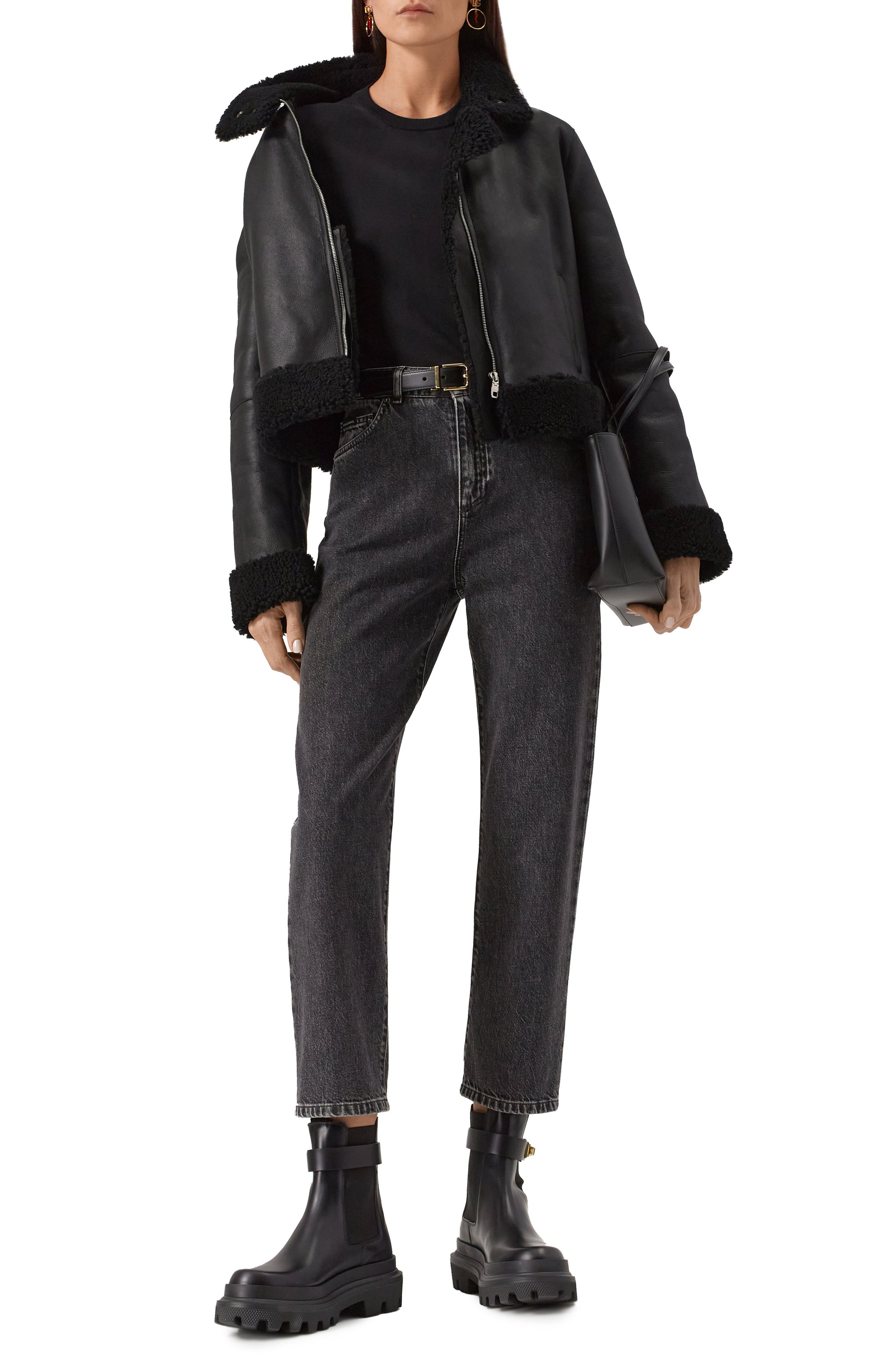 Кожаные челси DOLCE & GABBANA, арт. CT1002/AB640, фото 2