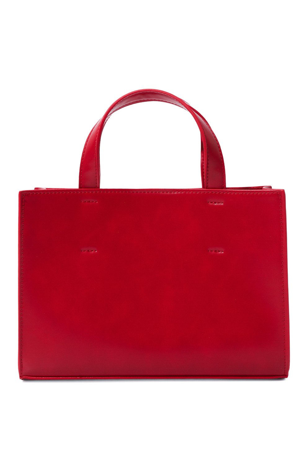 Сумка-тоут MSGM красного цвета по цене 34200 руб., арт. 3541MDZ72/764, фото 6 Сумка-тоут MSGM, арт. 3541MDZ72/764, фото 6