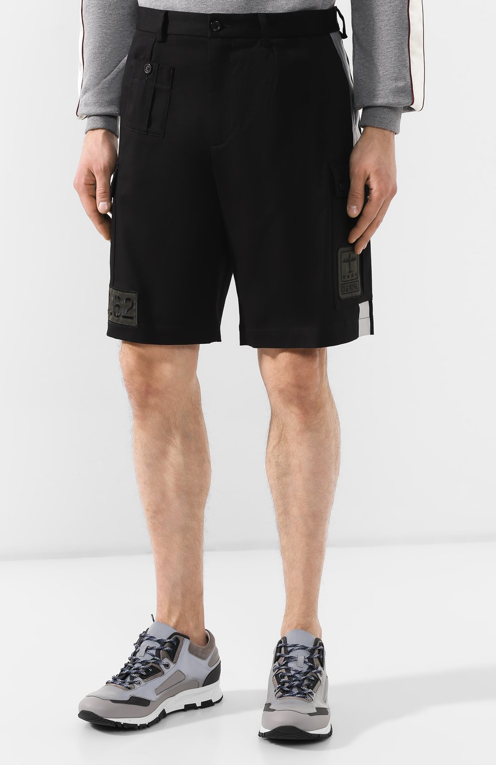 Хлопковые шорты DOLCE & GABBANA, арт. GYHDAZ/FUFGD, фото 3