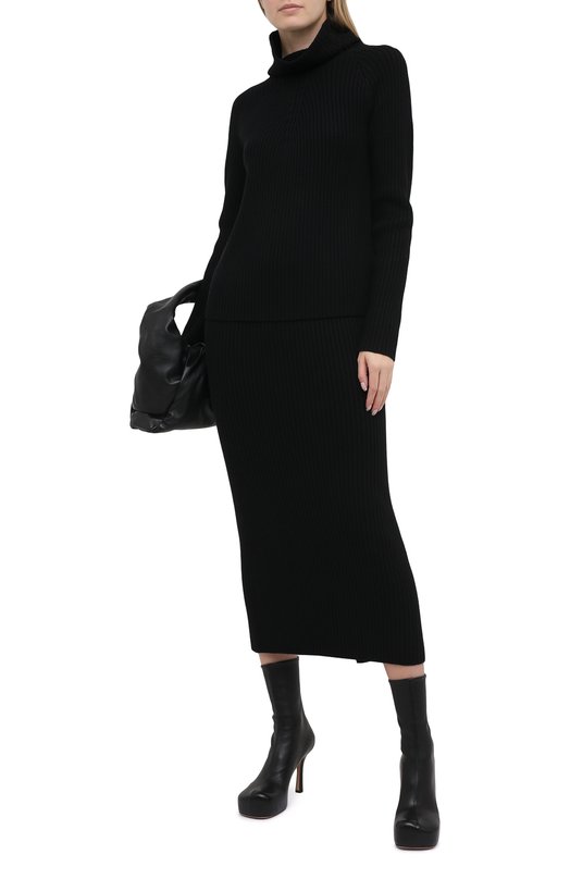 Шерстяной свитер St. John Чёрный, фото 2