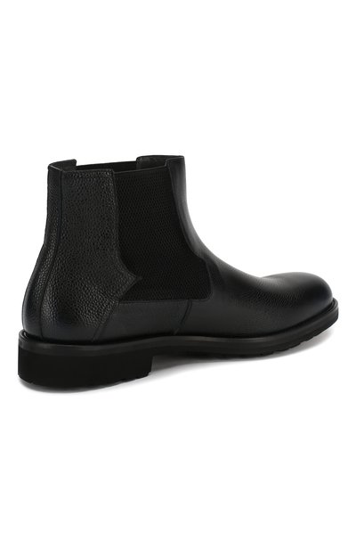 Кожаные челси MORESCHI темно-синего цвета по цене 61850 руб., арт. 43211/182, фото 4 Кожаные челси MORESCHI, арт. 43211/182, фото 4