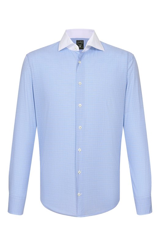 Хлопковая сорочка Van Laack VL-RIVARA-FYSF/161235 Голубой VL-RIVARA-FYSF/161235