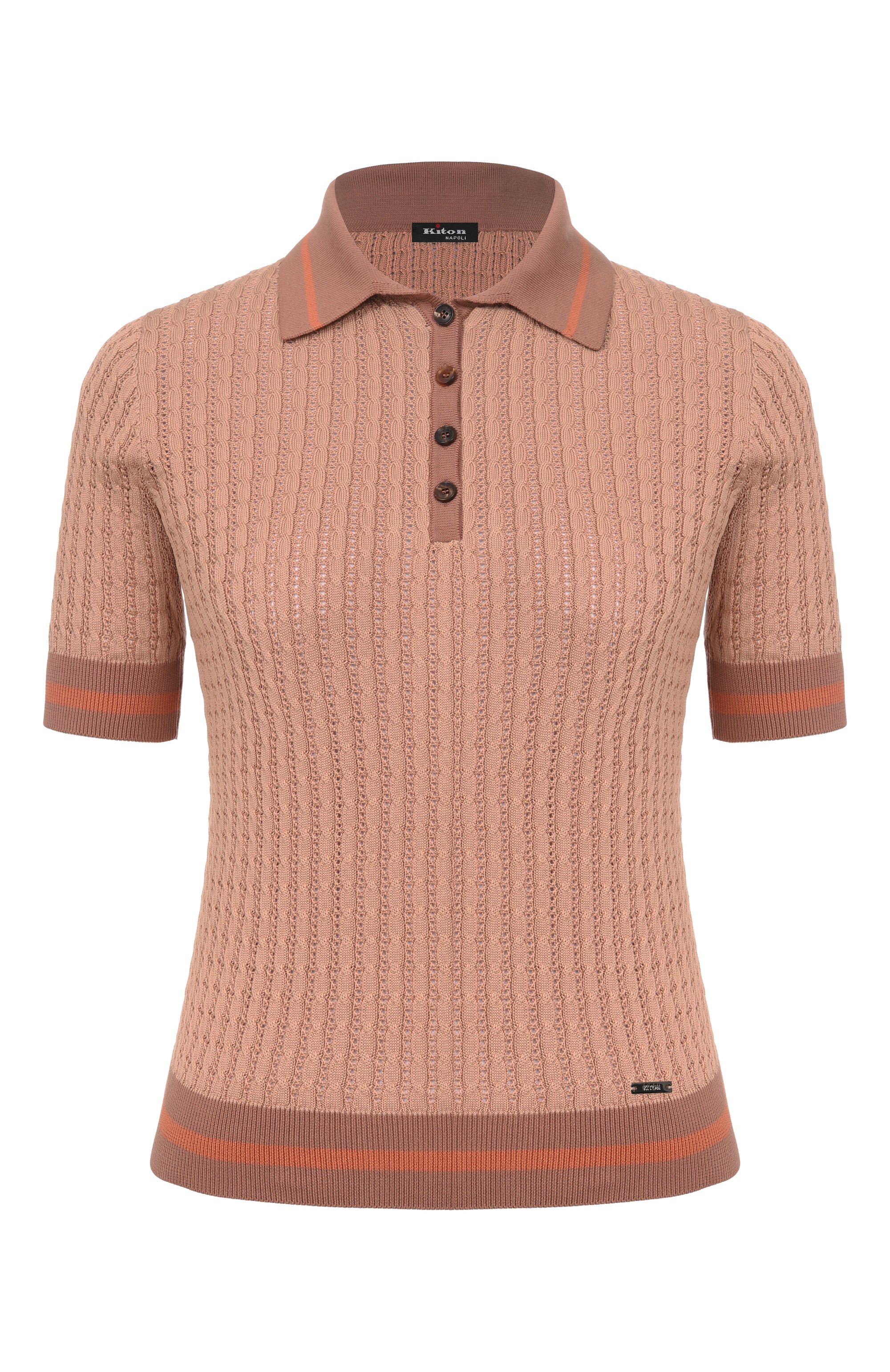 Хлопковое поло KITON, арт. D61781, фото 1