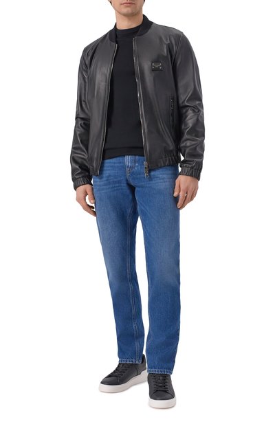 Джинсы regular DOLCE & GABBANA синего цвета по цене 85850 руб., арт. GYJCCD/G8NZ5, фото 2 Джинсы regular DOLCE & GABBANA, арт. GYJCCD/G8NZ5, фото 2