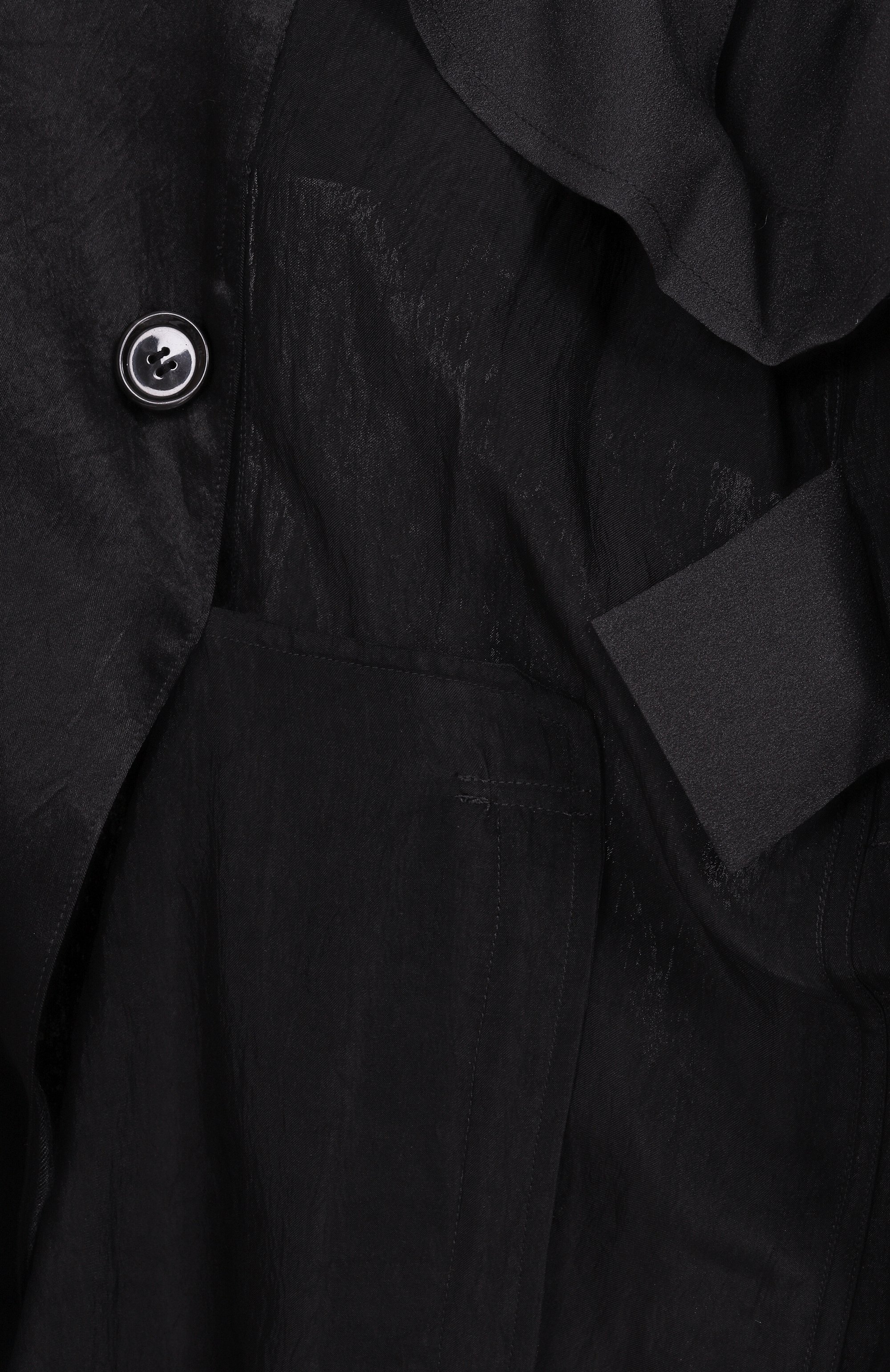 Тренч PINKO черного цвета по цене 54350 руб., арт. 104597/A2BV, фото 7 Тренч PINKO, арт. 104597/A2BV, фото 7