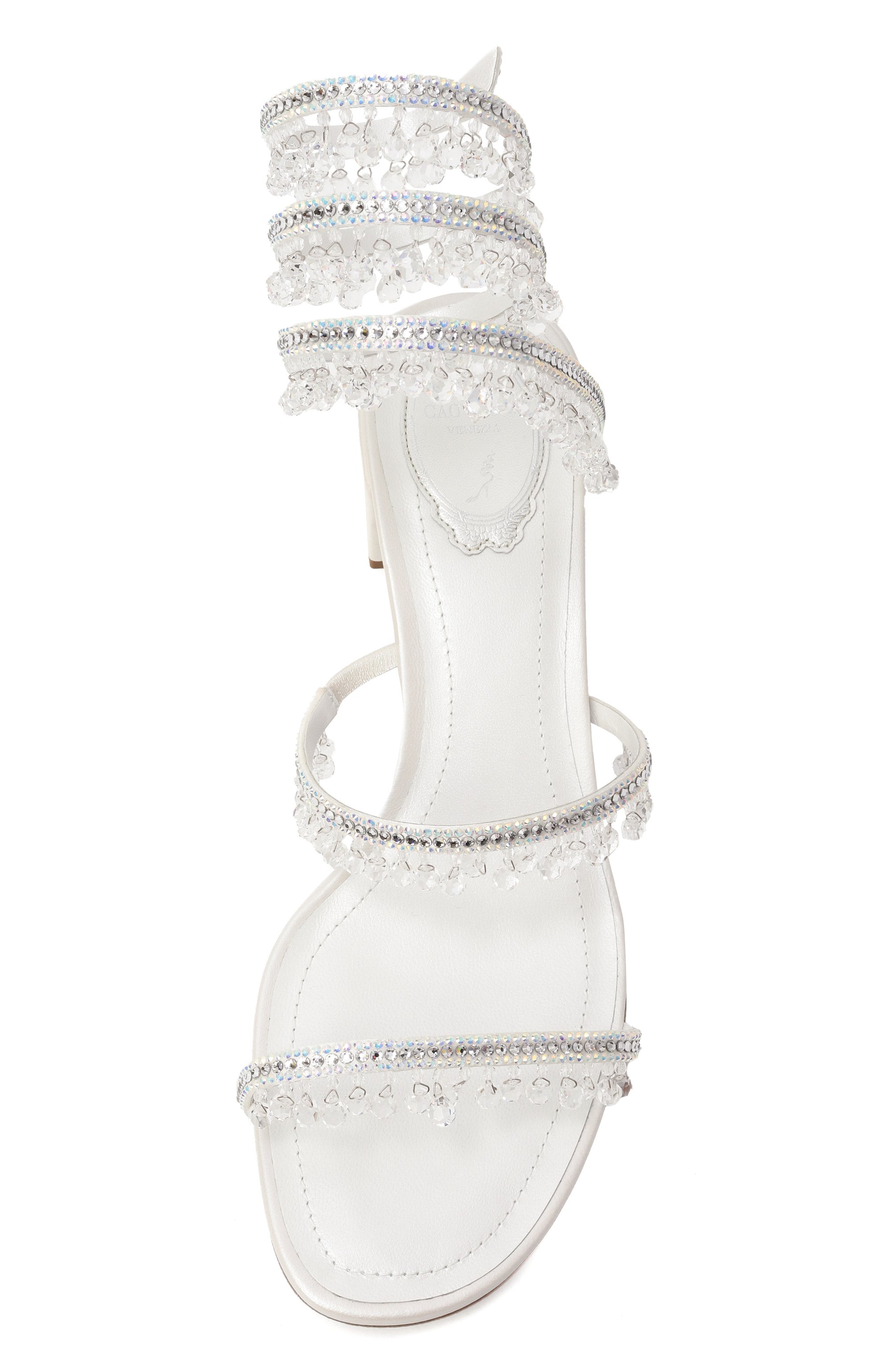 Текстильные босоножки chandelier 40 RENE CAOVILLA, арт. C12535-040/R001, фото 6