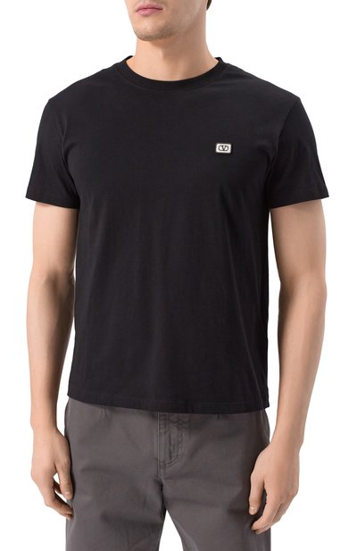 Хлопковая футболка VALENTINO, арт. 6V3MG10VAQ8, фо�то 3