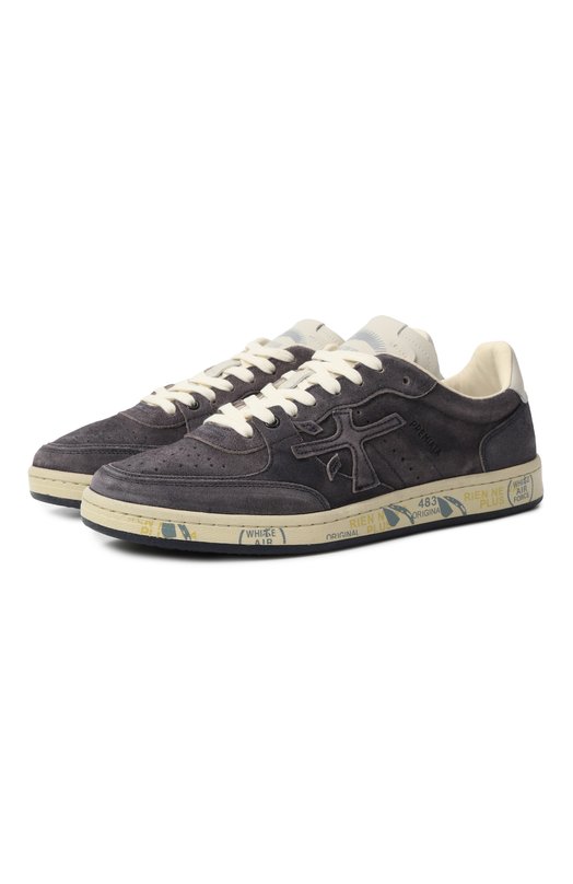 Замшевые кеды Bskt Clay Premiata BSKT CLAY/VAR 6962 Серый BSKT CLAY/VAR 6962