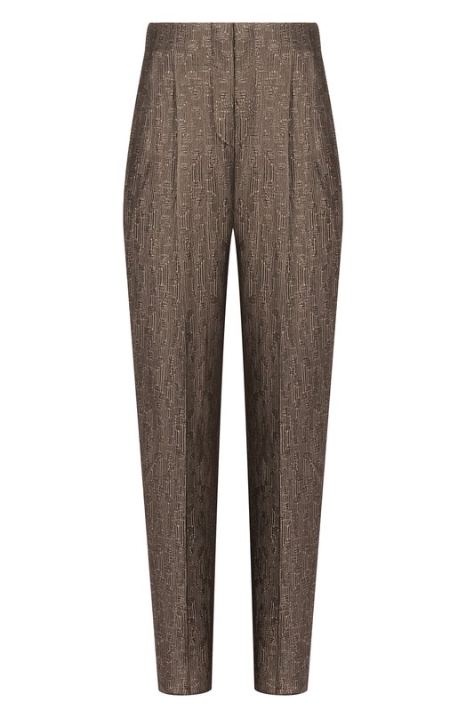 Брюки из шелка и шерсти Giorgio Armani GW001569/TE16797 Бронзовый GW001569/TE16797