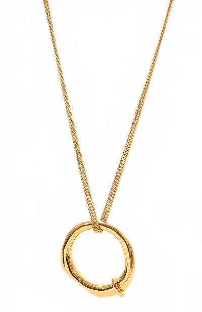 Подвеска на цепочке JIL SANDER золотого цвета по цене 73700 руб., арт. J11UU0052 P4877/G0LD, фото 3 Подвеска на цепочке JIL SANDER, арт. J11UU0052 P4877/G0LD, фото 3