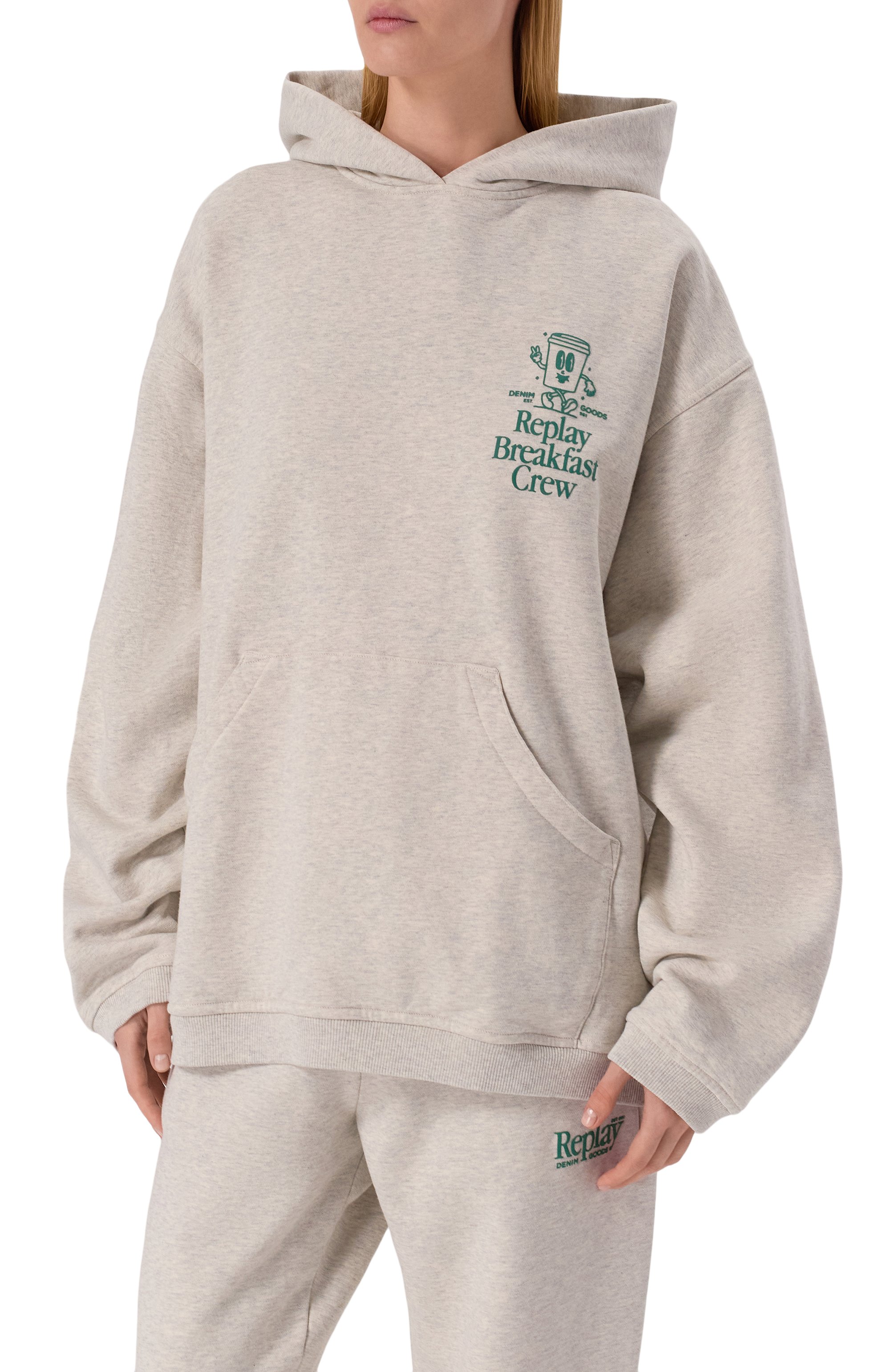 Хлопковое худи REPLAY, арт. W3506 .000.23942, фото 3