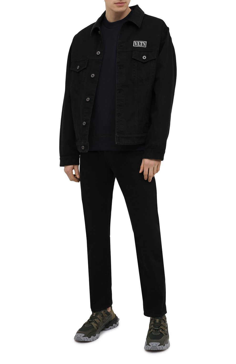 Хлопковый свитшот DOLCE & GABBANA темно-синего цвета по цене 69800 руб., арт. G9PD3T/FU7DU, фото 2 Хлопковый свитшот DOLCE & GABBANA, арт. G9PD3T/FU7DU, фото 2