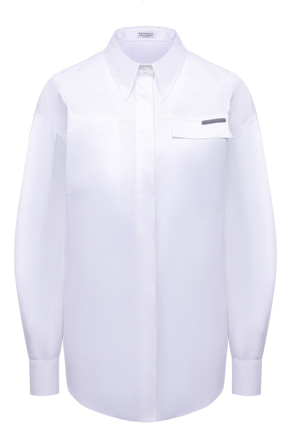 Хлопковая рубашка BRUNELLO CUCINELLI, арт. M0091ME606, фото 1
