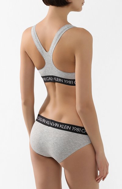 Бра-топ CALVIN KLEIN серого цвета по цене 3995 руб., арт. QF5577E, фото 3 Бра-топ CALVIN KLEIN, арт. QF5577E, фото 3