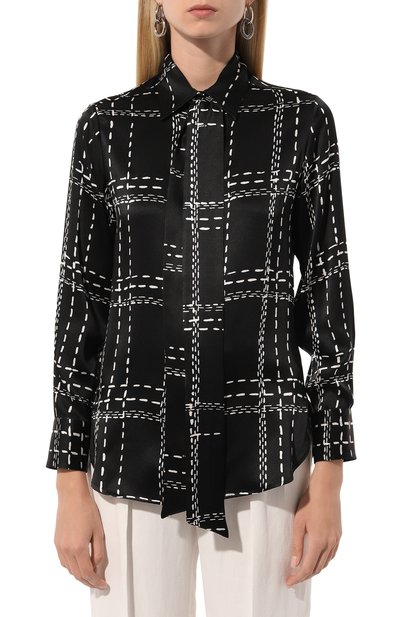 Шелковая блузка KITON, арт. D48407K0561E01, фото 3