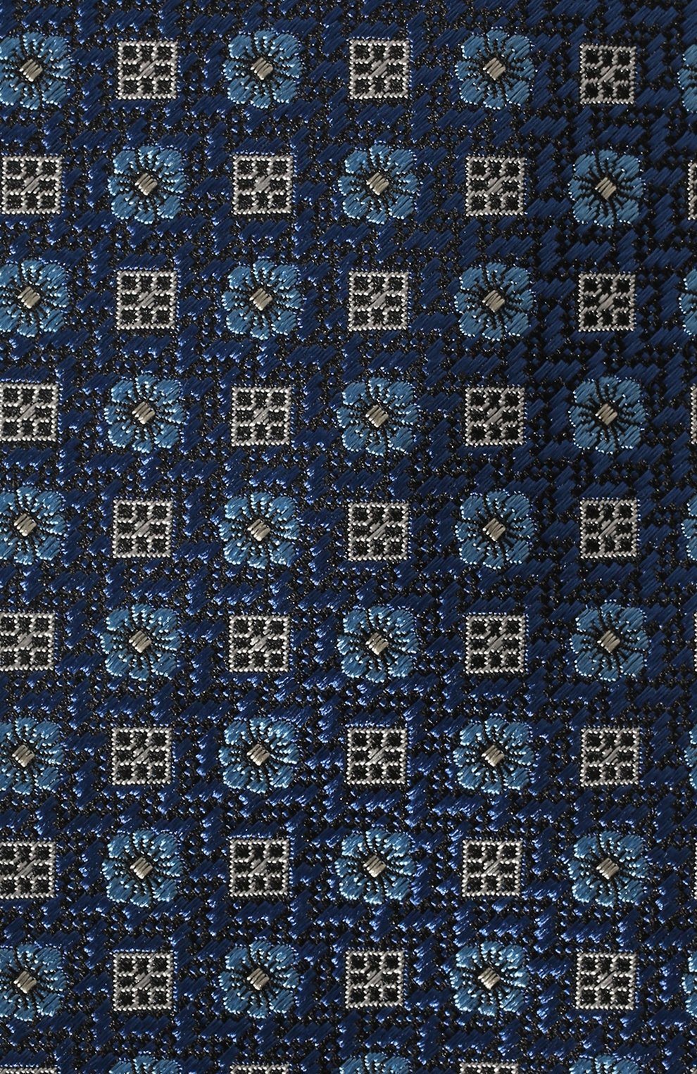 Шелковый галстук CANALI синего цвета по цене 18300 руб., арт. 18/HJ03578, фото 4 Шелковый галстук CANALI, арт. 18/HJ03578, фото 4