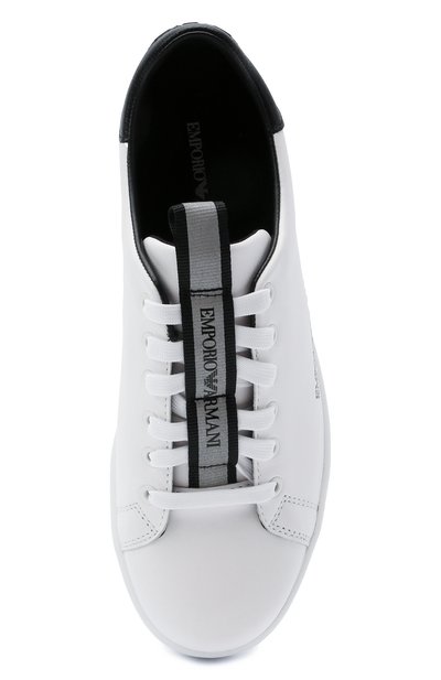 Кожаные кеды EMPORIO ARMANI, арт. X3X132/XM789, фото 5