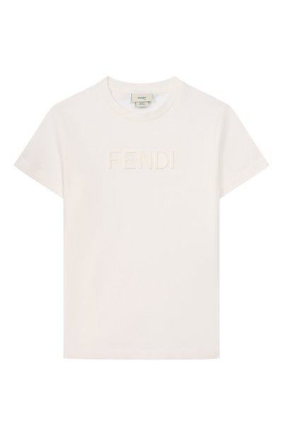 Хлопковая футболка FENDI, арт. JUI202/7AJ/8A-12+