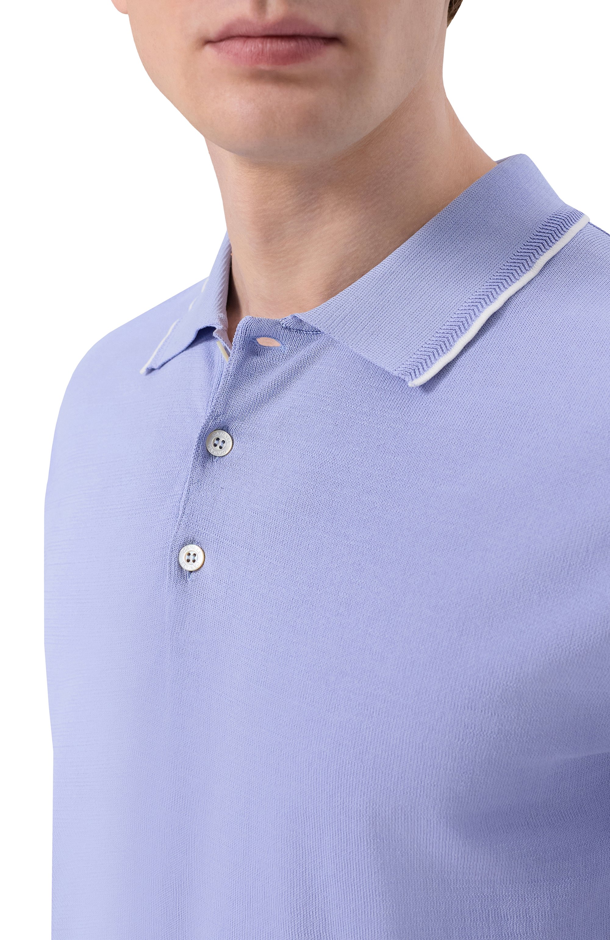 Хлопковое поло CANALI, арт. C1164/MK02460, фото 5