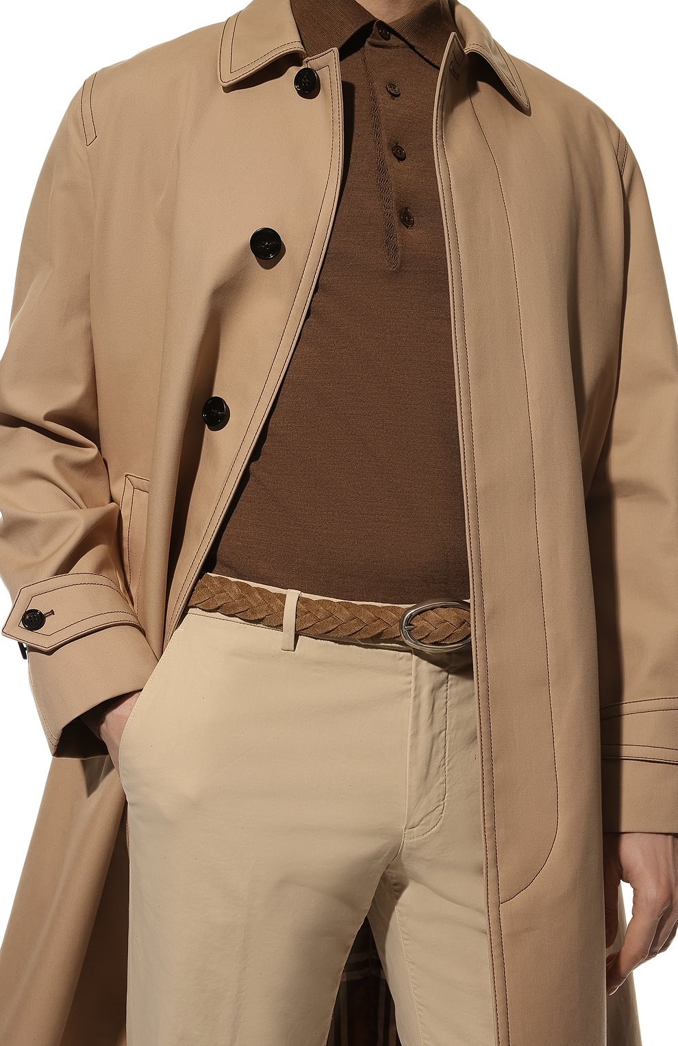 Замшевый ремень BRUNELLO CUCINELLI, арт. MAU0R349, фото 2