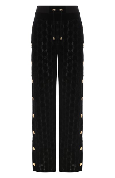 Женские хлопковые брюки BALMAIN, арт. UF15362/I500