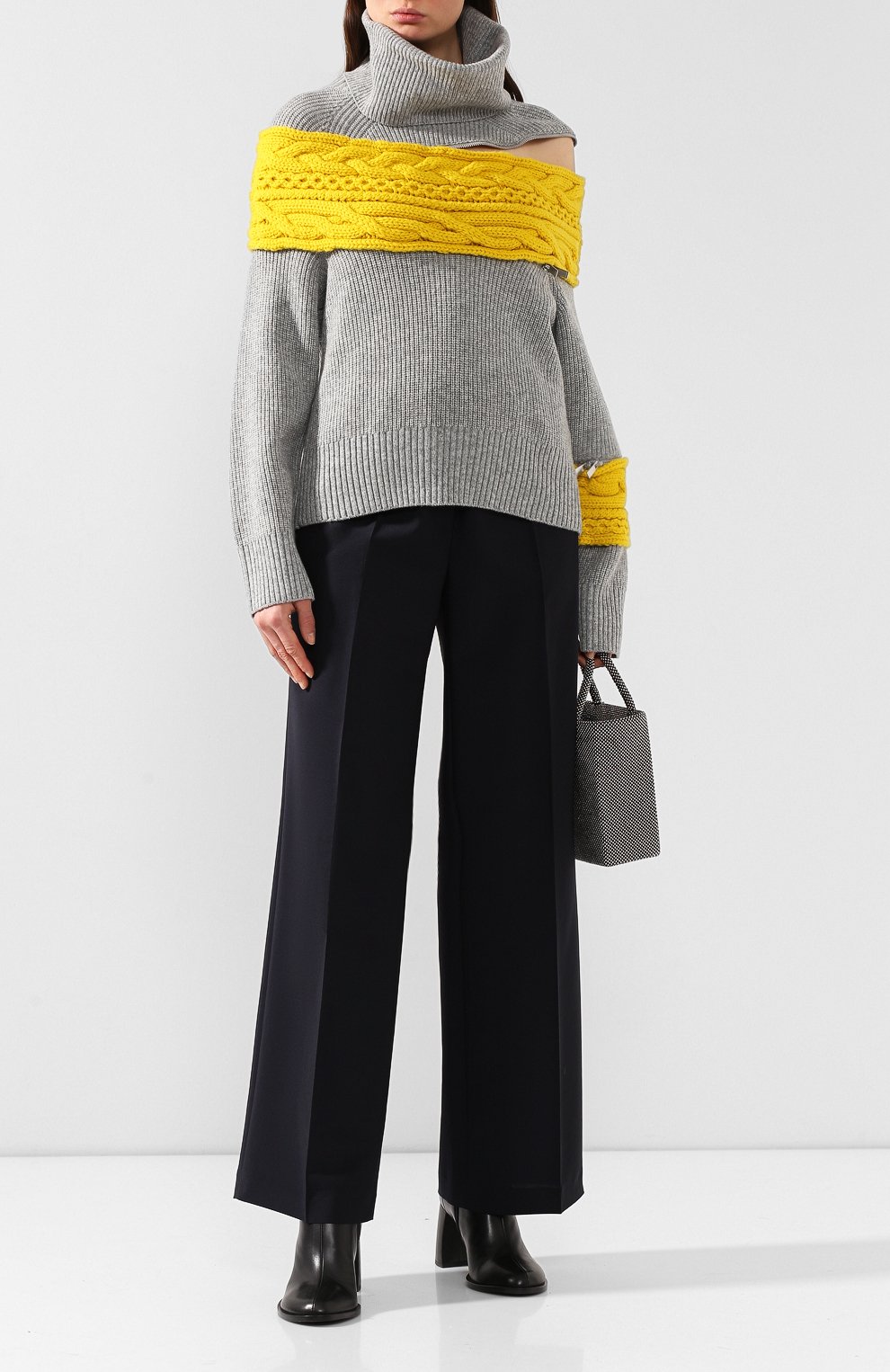 Брюки ACNE STUDIOS синего цвета по цене 22950 руб., арт. AK0138, фото 2 Брюки ACNE STUDIOS, арт. AK0138, фото 2