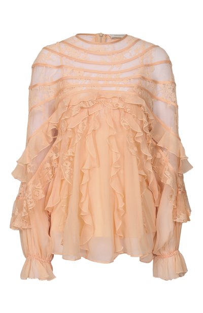 Женская шелковая блузка ZIMMERMANN, арт. 7159TC261