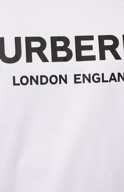 Хлопковая футболка BURBERRY, арт. 8026017, фото 5