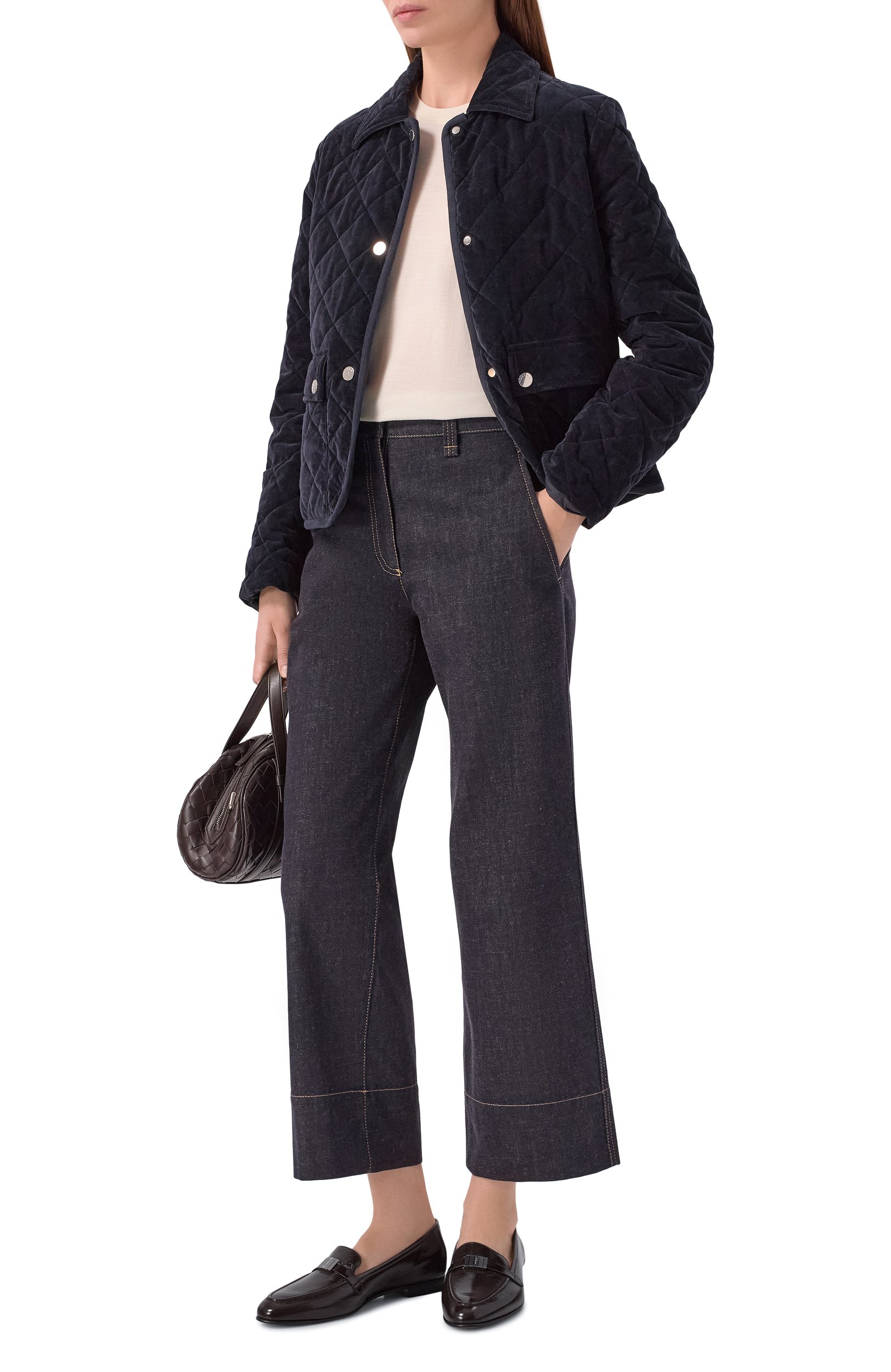 Кожаные лоферы KITON темно-коричневого цвета по цене 137500 руб., арт. D59826K0514L, фото 3 Кожаные лоферы KITON, арт. D59826K0514L, фото 3