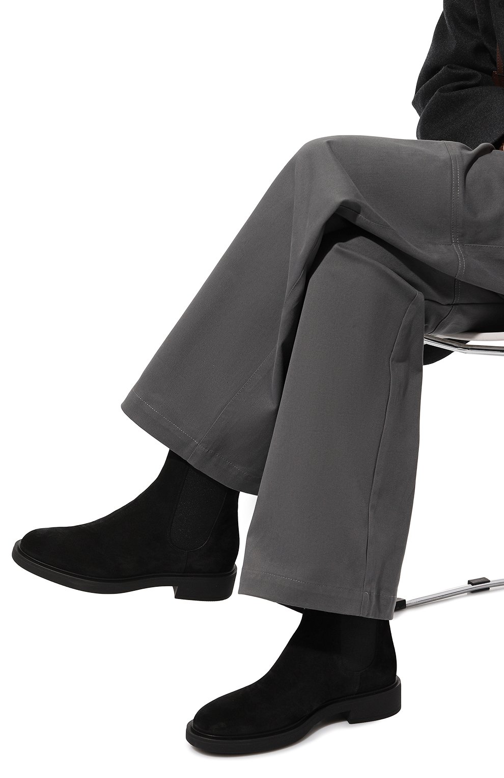 Замшевые челси GIANVITO ROSSI, арт. G73027.20G0M.SFUNENE, фото 3