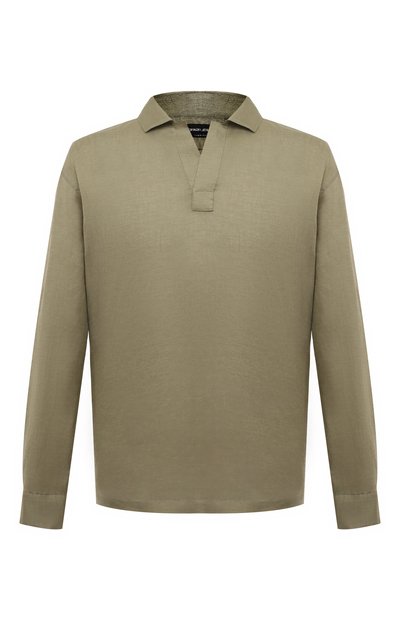 Мужская льняная рубашка GIORGIO ARMANI, арт. GM000316/AF11848
