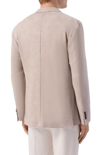 Пиджак из шерсти и хлопка SARTORIA LATORRE, арт. JEF74/JJ105, фото 4