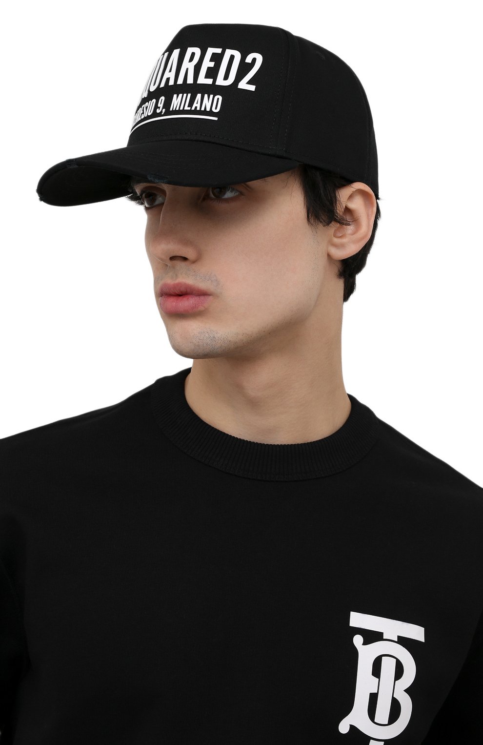 Хлопковая бейсболка DSQUARED2, арт. BCM0531 05C00001, фото 2