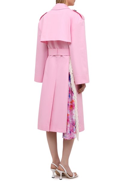 Хлопковый тренч MSGM, арт. 3041MDC04Y 217105, фото 4