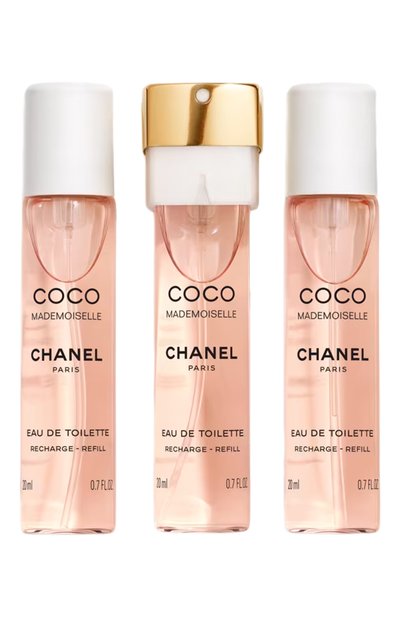 Женский рефил туалетной воды coco mademoiselle (3x20ml) CHANEL, арт. 0116040