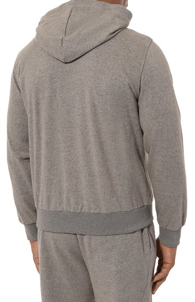 Толстовка из хлопка и шерсти CAPOBIANCO, арт. 17M405.GP00./58, фото 4