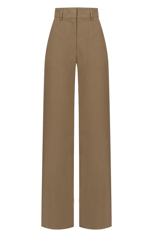 Льняные брюки Giorgio Armani GW002791/TE11126 Хаки GW002791/TE11126